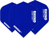 WINMAU - Rhino Extra Thick Blauw Dartvluchten - 1 set per pakket (3 dartvluchten in totaal)