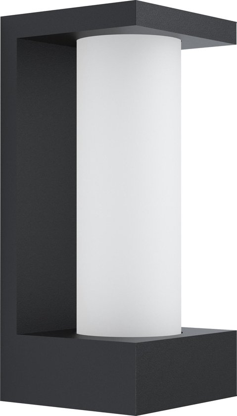 EGLO LED Buiten wandlamp cividino - 6W - 26cm - zwart