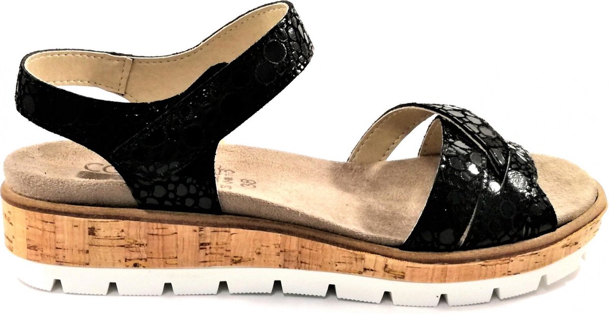 Common Pairs Mia19 Sandaal Zwart Lak | bol.com