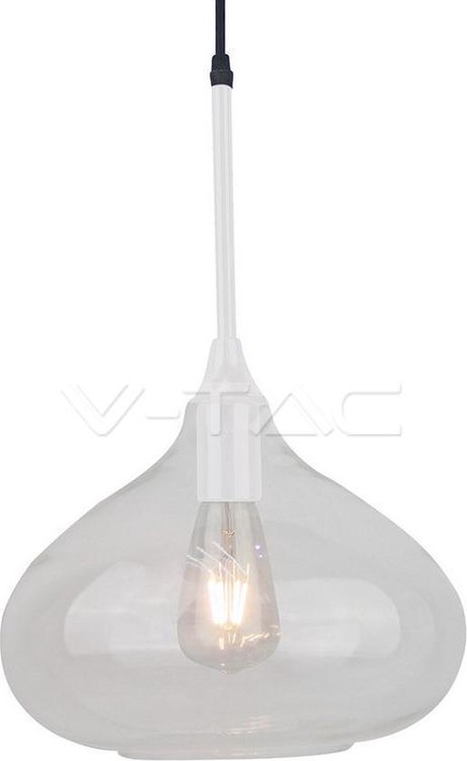 V-Tac Hanglamp Rapit | Wit glas