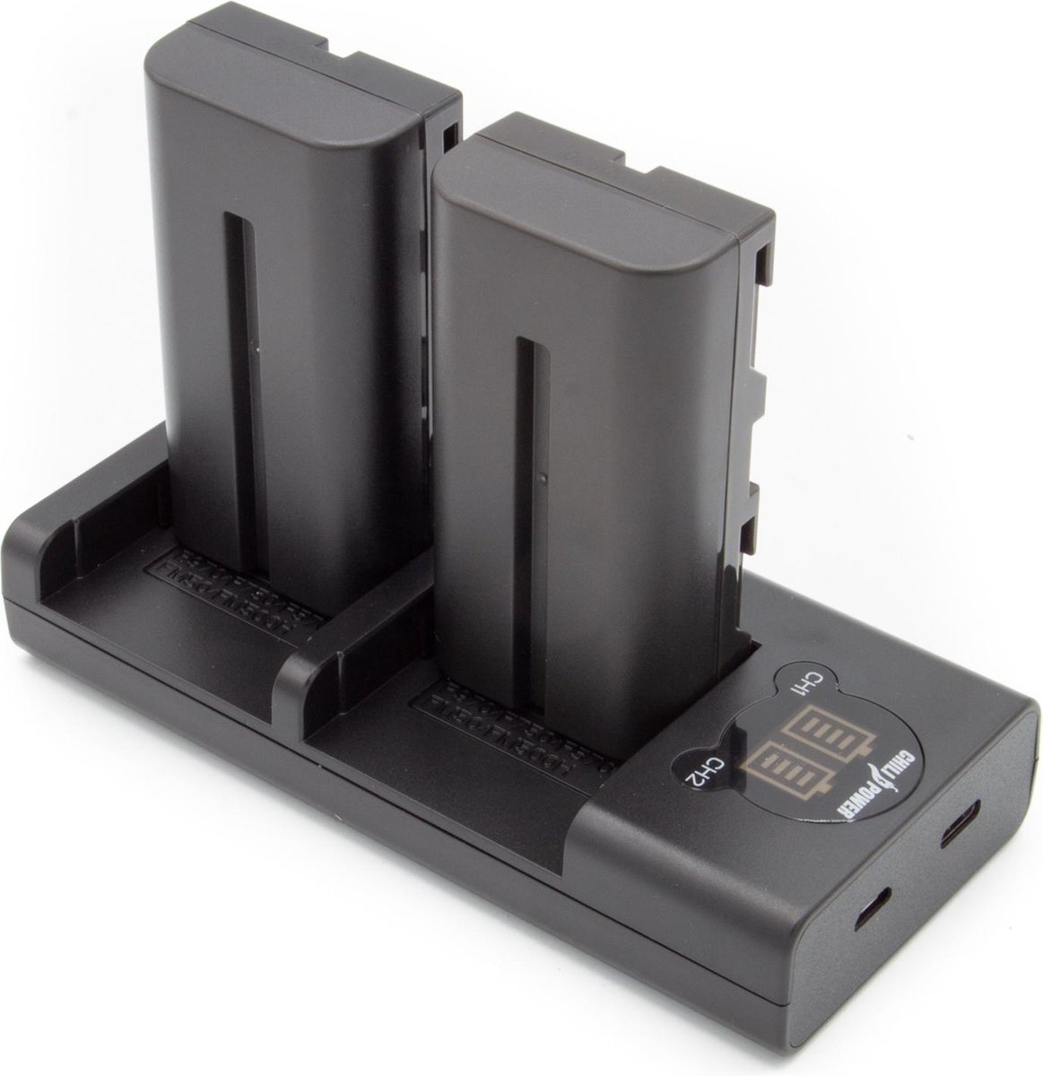 ChiliPower NP-F550 Sony USB Duo Kit - Camera accu set