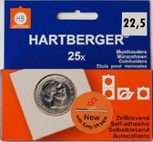 Hartberger Munthouders zelfklevend 22,5 mm (25x)