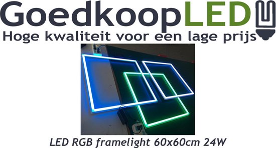 LED RGB frame licht 24 watt