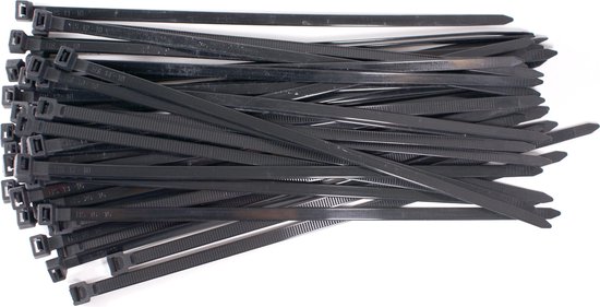 100 Pièces Serre-câbles noir résistant aux UV 100x2 5 mm 