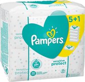 Pampers Sensitive Protect Billendoekjes - 312 Stuks (6x52) - Babydoekjes - Voordeelverpakking