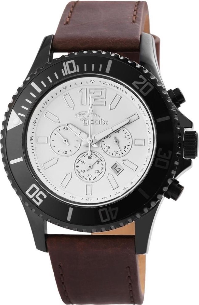 Gooix - Heren Horloge GX-06005-31A - Zwart