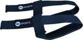RS Sports weightlifting straps l zwart