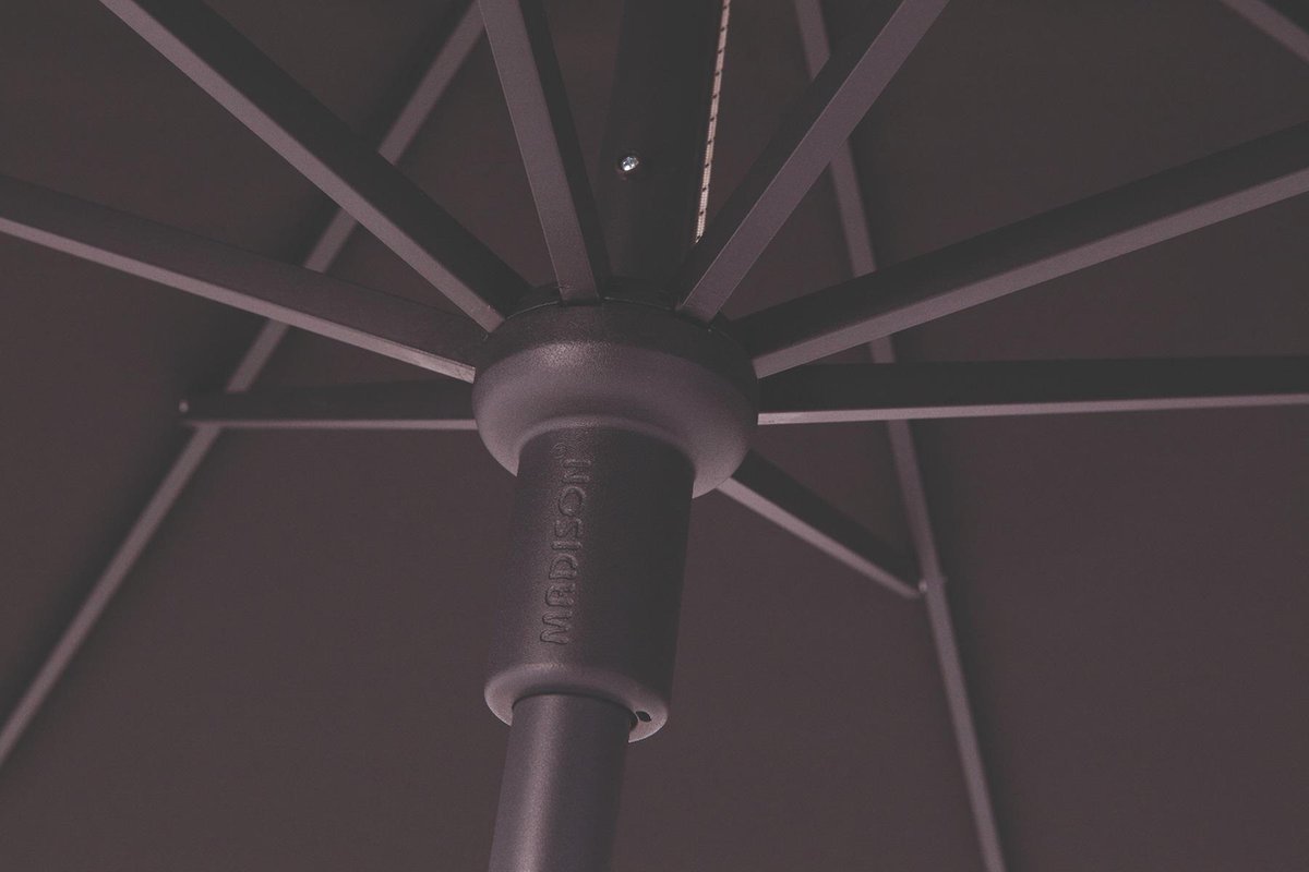 Madison - Parasol Timor - Rond - 300cm - Rood – foto 7