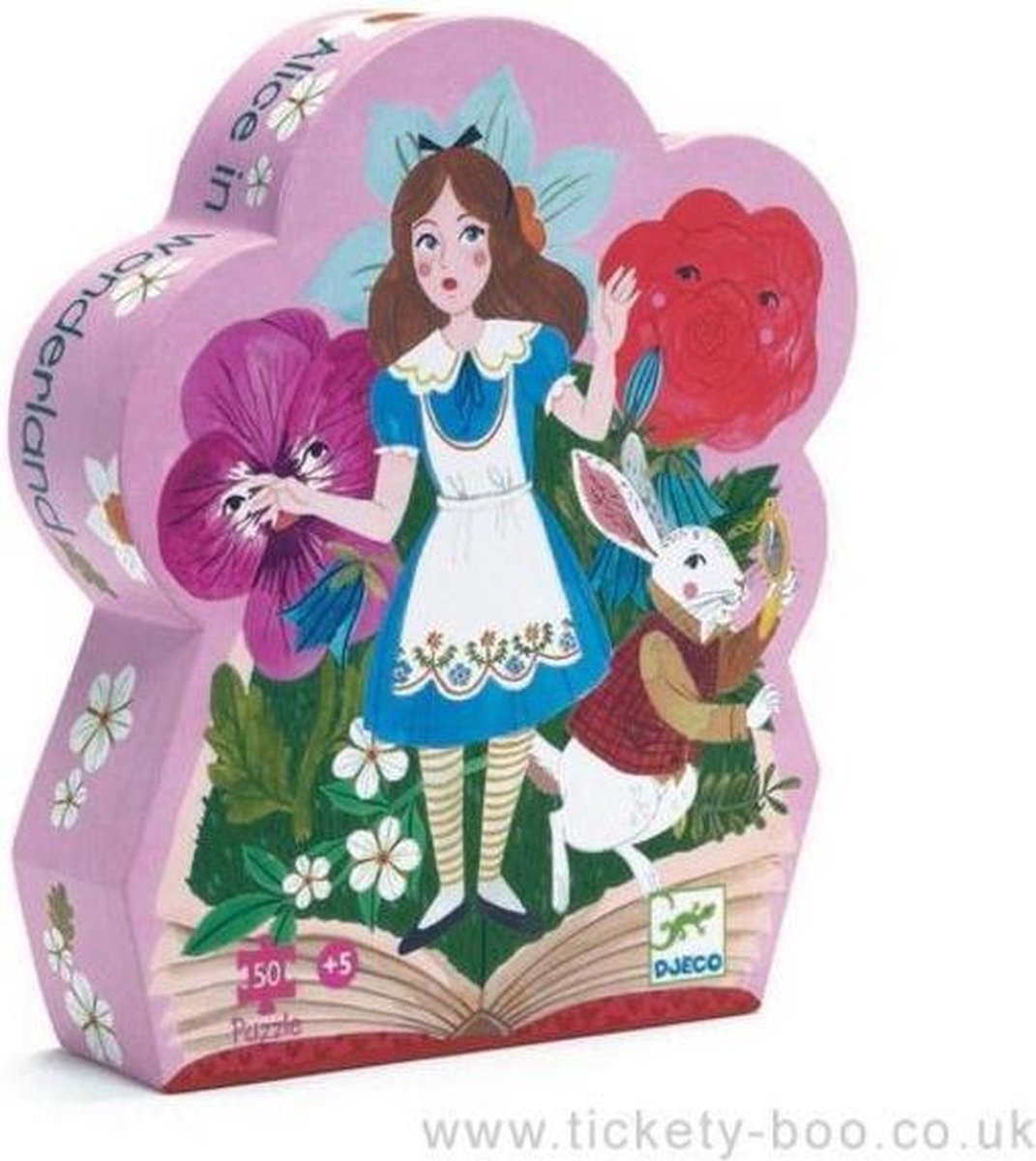 Djeco Puzzel Alice In Wonderland (50 stukjes)
