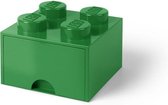 Lego - Opbergbox met Lade Brick 4 - Polypropyleen - Groen