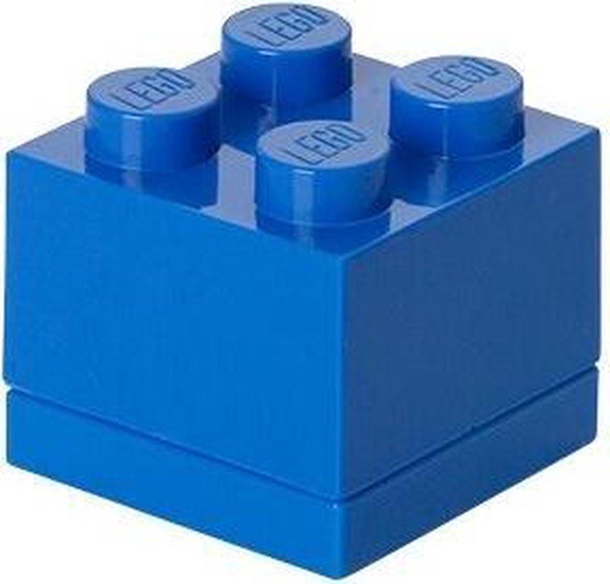 LEGO Opbergbox - 4,5x4,5x4 cm – Blauw