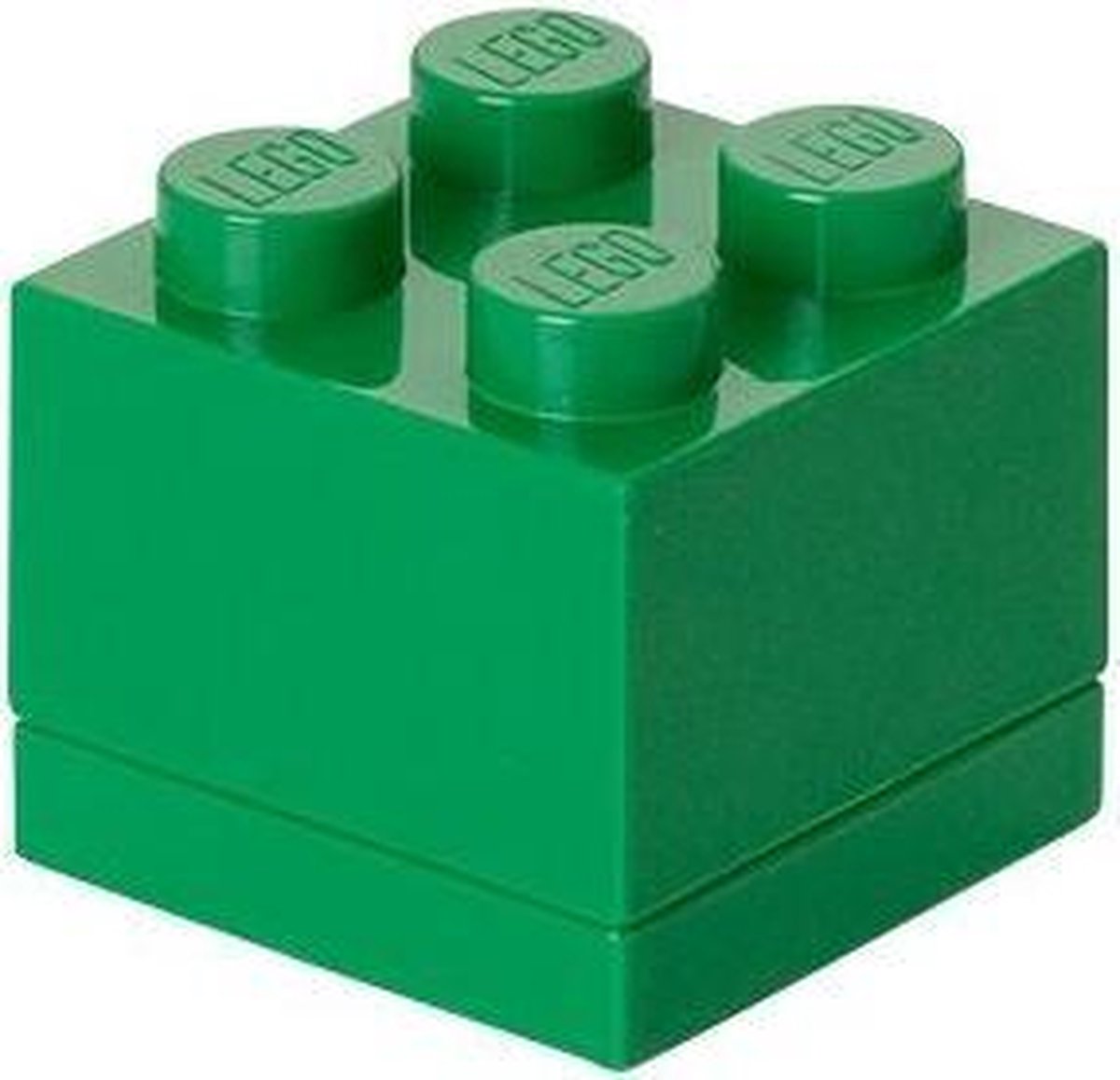 LEGO Mini 4 Opbergbox - 60 ml - Kunststof - Groen