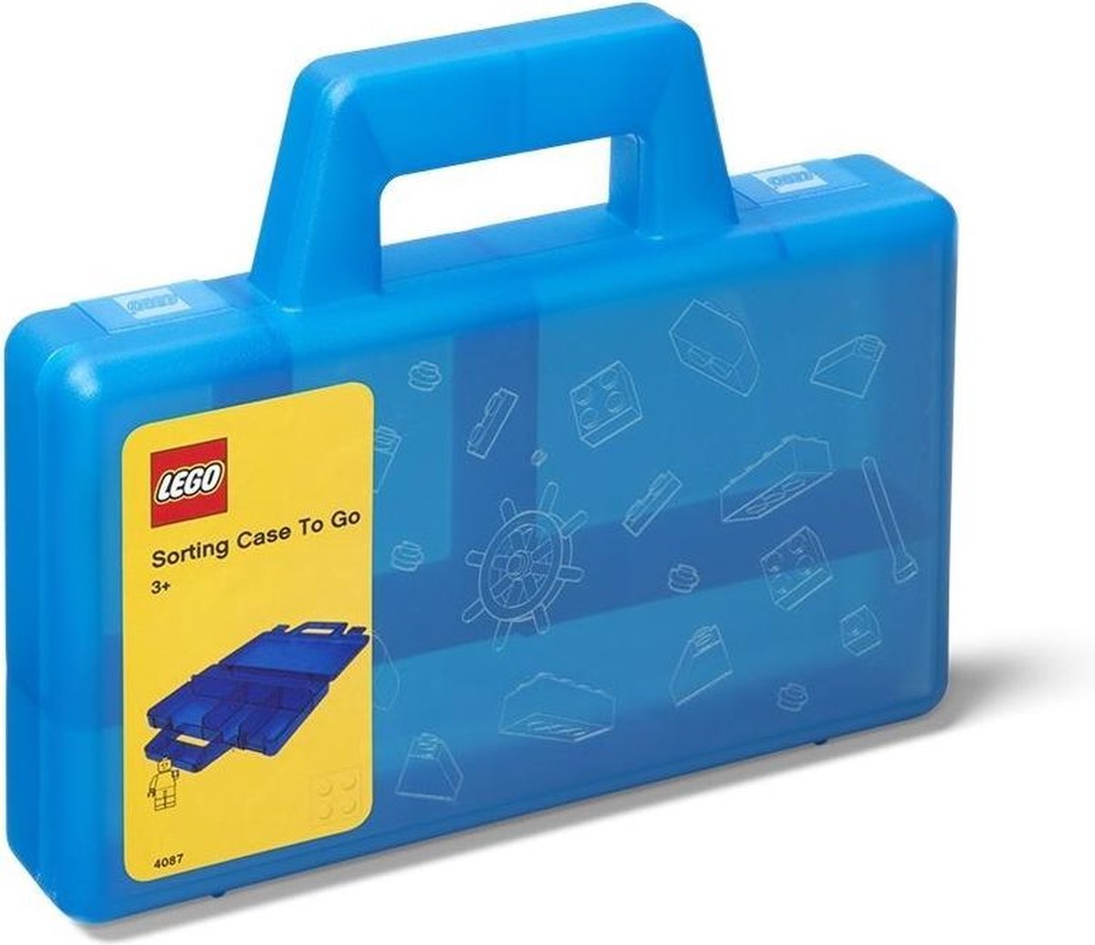 Sorteerkoffer To Go, Blauw - LEGO