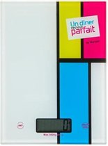 HARPER - UD001 - UDPP glazen voedselweegschaal - wit