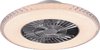 Ventilateur de plafond avec lampe Trio Leuchten Harstad - LED - Ø60cm - Chrome
