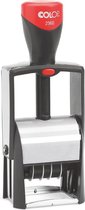 Colop Classic 2360 Rood - Stempels - Datum stempel Nederlands - Stempel afbeelding en tekst