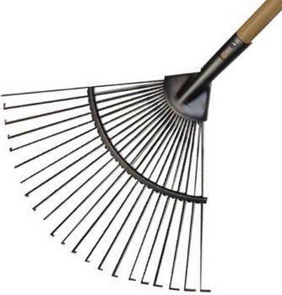 De Wit Gazonhark met essen steel 137 cm - 24 tanden - 56 cm breed — afbeelding 3