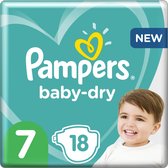 Pampers Baby-Dry - Maat 7 (15kg+) - 18 Luiers