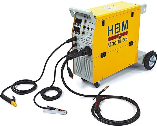 HBM MIG250 PROFI lasapparaat met digitaal display en IGBT technologie |  bol.com