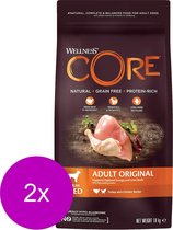 Wellness Core Grain Free Dog Original Kalkoen&Kip - Hondenvoer - 2 x 1.8 kg