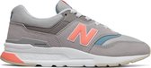 New Balance 997  Sneakers - Maat 40 - Vrouwen - licht grijs/oranje/blauw