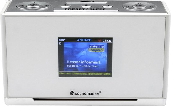 soundmaster UR6600SW Radio-réveil DAB+, FM USB fonction de charge