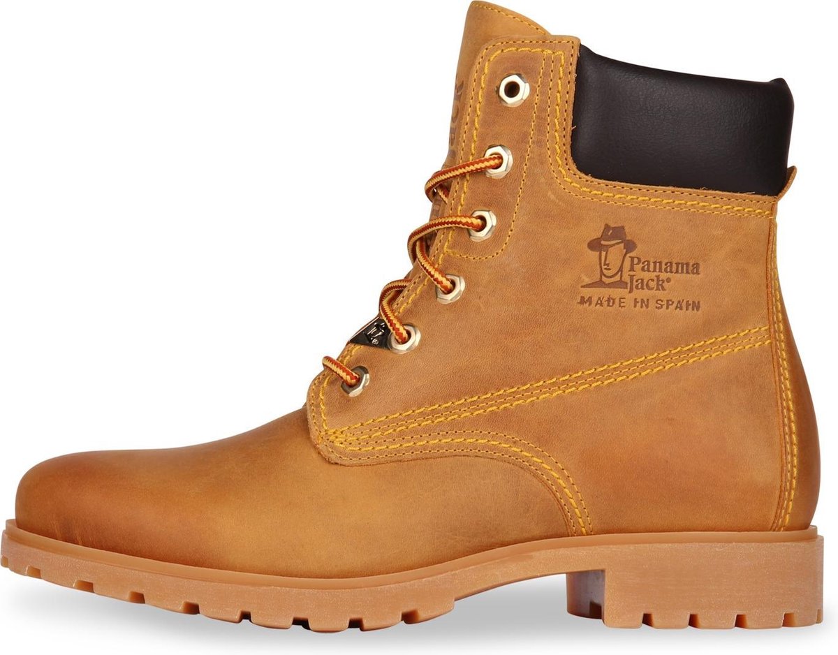 Panama Jack Dames Laarzen - Geel - Maat 38 | bol.com