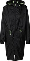 Urban Classics Regenjas -S- Transparent Light Parka Zwart/Groen