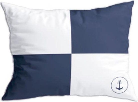 Business Santorini geblokte Vlag Kussen 40 x 30 cm (2 stuks) | bol.com