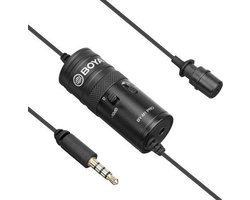 BOYA BY-M1 PRO microfoon Zwart Lavalier-/reversmicrofoon