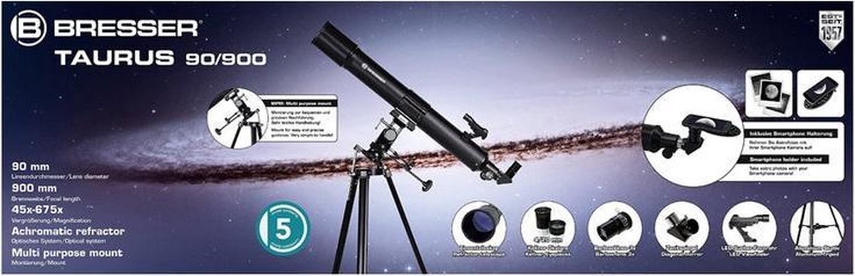 Bresser Telescoop Taurus 90/900 NG | bol
