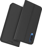 Samsung Galaxy A70 Magnetische Book case - Antraciet - Portemonnee hoesje