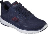 Skechers Flex Advantage 3.0 Sneakers - Maat 42 - Mannen - navy/grijs/rood