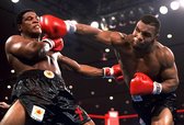 ? Mike Tyson • Knockout Punch Canvas 90x60 cm • Foto print op Canvas schilderij ( Wanddecoratie woonkamer / slaapkamer / keuken / kantoor / bar / restaurant ) / Mike Tyson Canvas S