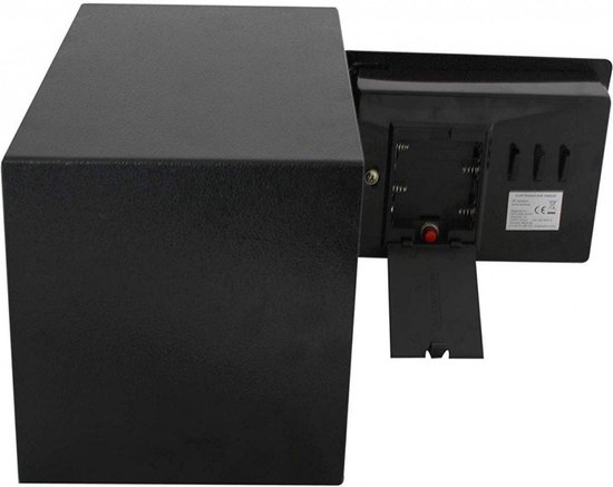 Elektronische Kluis digitaal met Cijferslot - Incl 2 Noodsleutels en Bevestigingsmateriaal- Kluisje - zwart - 230x170x170