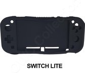 Beschermende soft cover geschikt voor Nintendo Switch LITE - Goede flexibele case met betere grip en bescherming - ZWART
