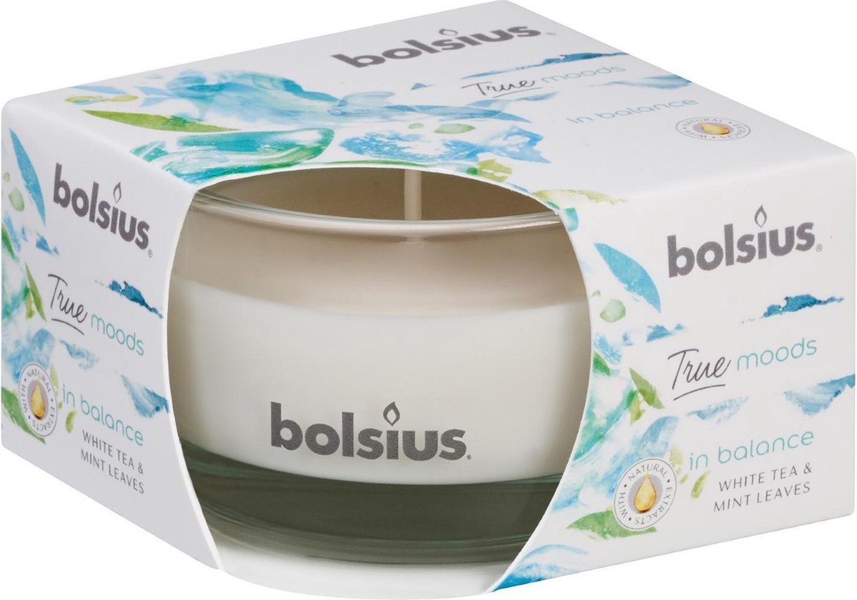Bolsius geurglas 80/50 true moods in balance Gekleurd