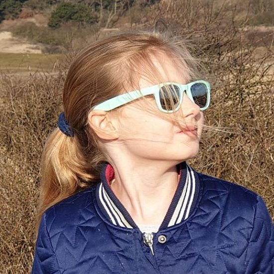 KOOLSUN - Wave - Kinder zonnebril - Bleached Aaqua - 3-10 jaar - UV400 - Categorie 3 — afbeelding 2