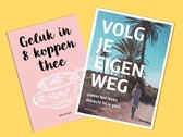 Combipakket Volg je eigen weg & Geluk in 8 koppen thee - Irene van Gent