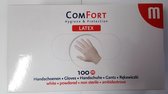 COMFORT-latex handschoenen-gepoederd -100st- M