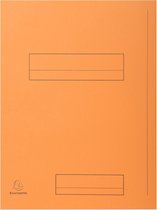 5x SUPER 210 - Pak van 50 mappen met 2 kleppen - 24x32cm -, Oranje