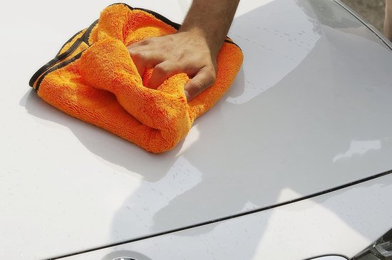 Chiffon de nettoyage en microfibre pour lavage de voiture, 60x90