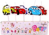 ProductGoods - 5 Verjaardagskaarsjes Cars | Cars | Verjaardag | Traktatie | Taart Decoratie | Kinderen | Vuurwerk taartversiering