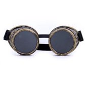 Steampunk bril - steampunk accessoires - halloween - goud