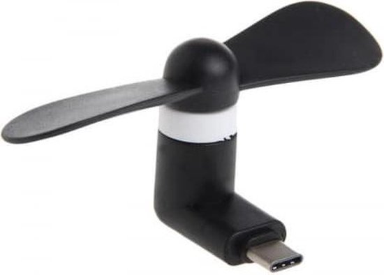 Smartphone ventilator - ventilator USB -micro-usb & lightning - zwart -  Moederdag... | bol.com