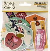 Simple Stories: Going Places Bits & Pieces Die-Cuts 44/Pkg