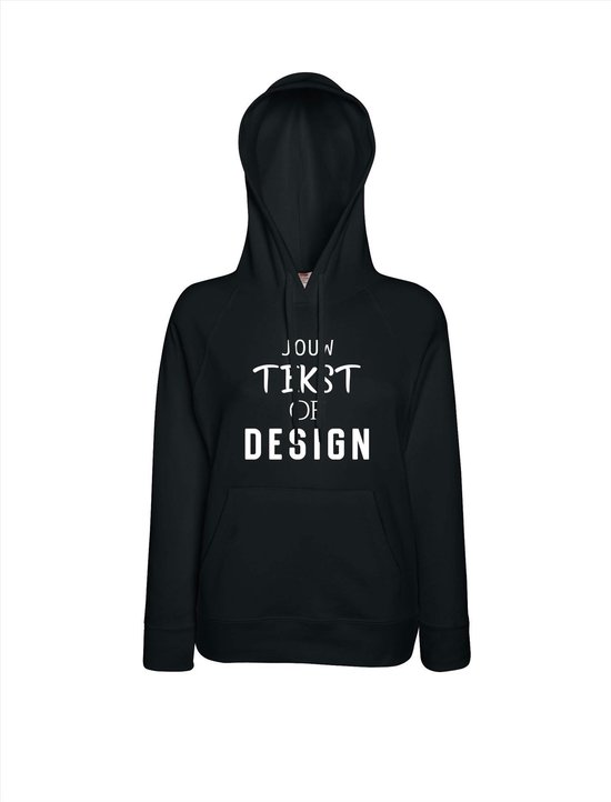 Verenigen letterlijk overschrijving Cadeautip! Dames hoodie | sweater bedrukt met eigen tekst en/of naam |  bol.com