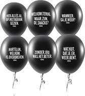 Rumag Knoopballon - Zwart - Ballonnen pakket - 7 stuks