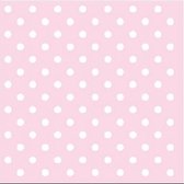 60x stuks Feestservetten roze 3-laags - meisjes geboorte servetten - feest artikelen - feest decoraties