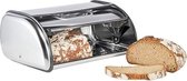 Boîte à pain inox 35,5 x 23 x 14,5 cm - Accessoires de cuisine - Garder / garder le pain frais - Tambours à pain